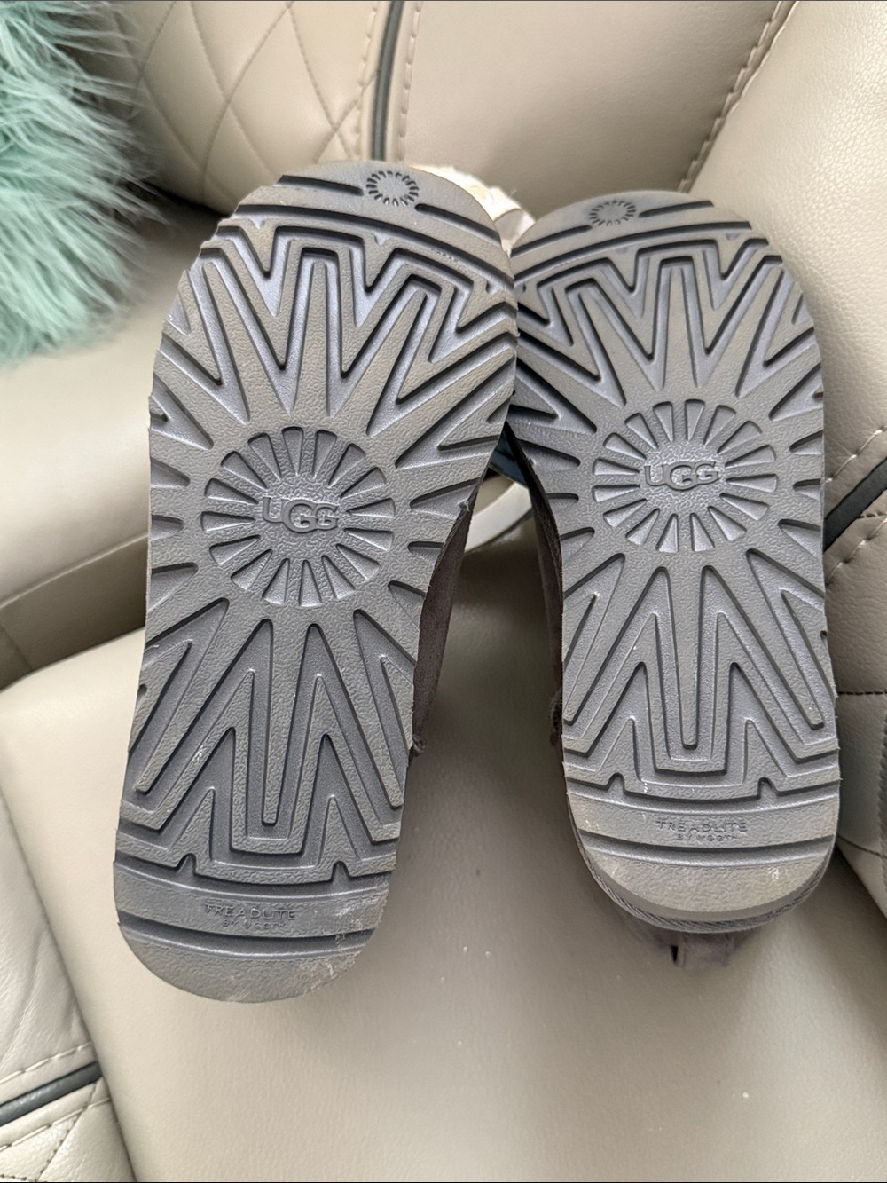 UGG Classic Short Suede Winter Boot - Gray - Picture 9 of 9
